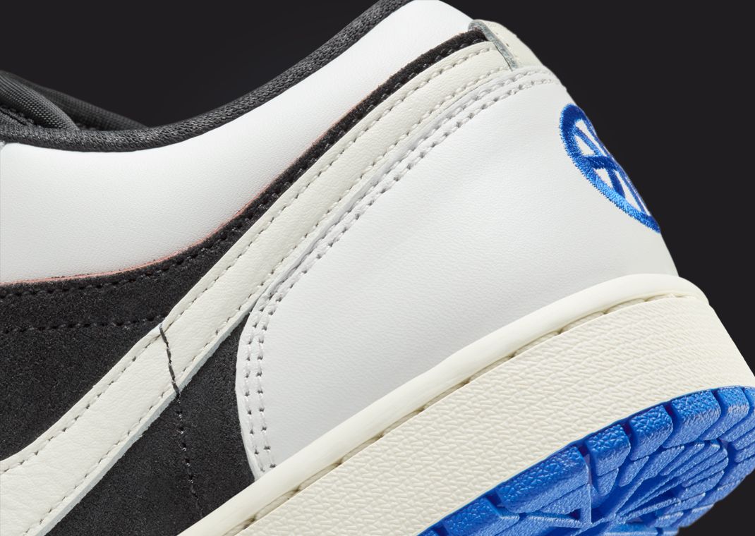 Air Jordan 1 Low Quai54 Heel Detail