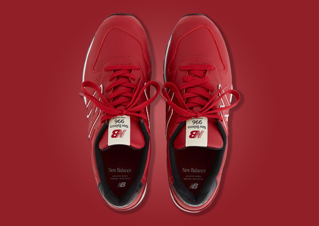 The New Balance 996 Made in USA Crimson Black Releases