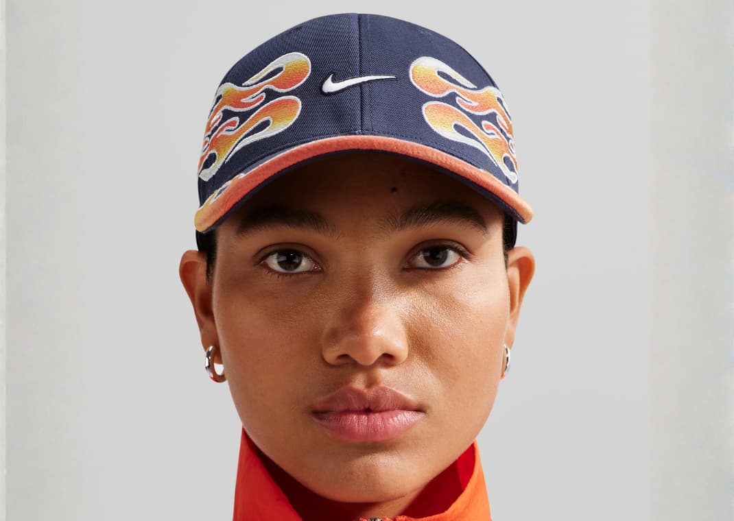 Nike Club Structured OG Flame Cap Navy