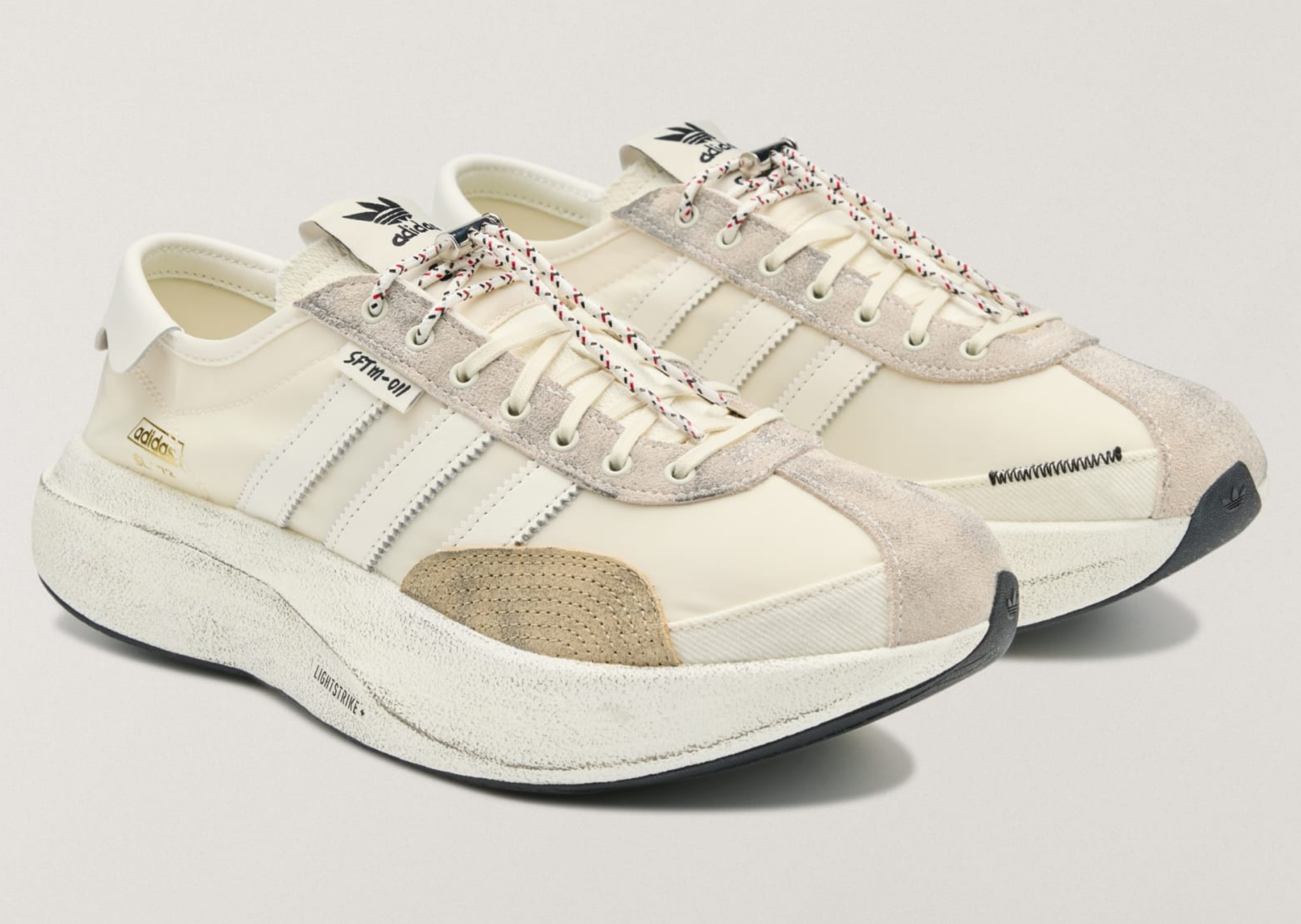 SFTM x adidas SL72 Pro Off White - Angle