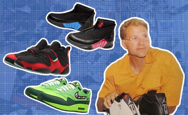 Tinker Hatfield-themed Nikes and Air Jordans