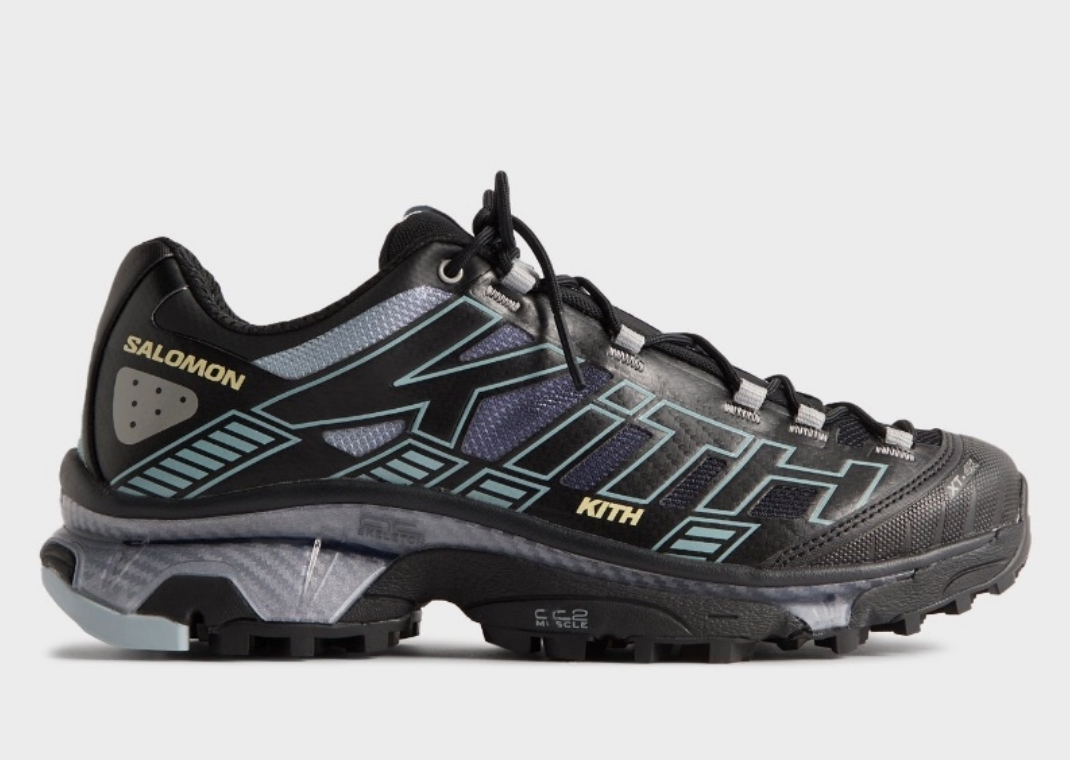 Kith x Salomon XT-4K Black Alloy Lateral