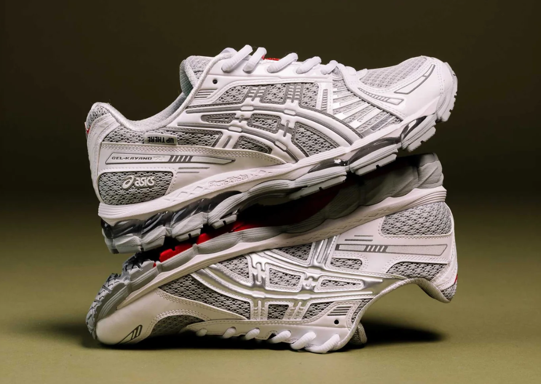 UP THERE and Asics Connect for a Glacier Grey Gel-Kayano 12.1 Sequel