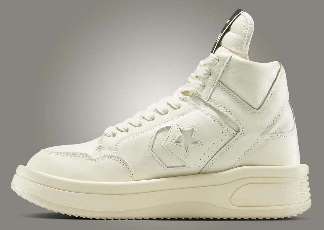 Rick Owens x Converse DRKSHDW TURBOWPN Egret Medial