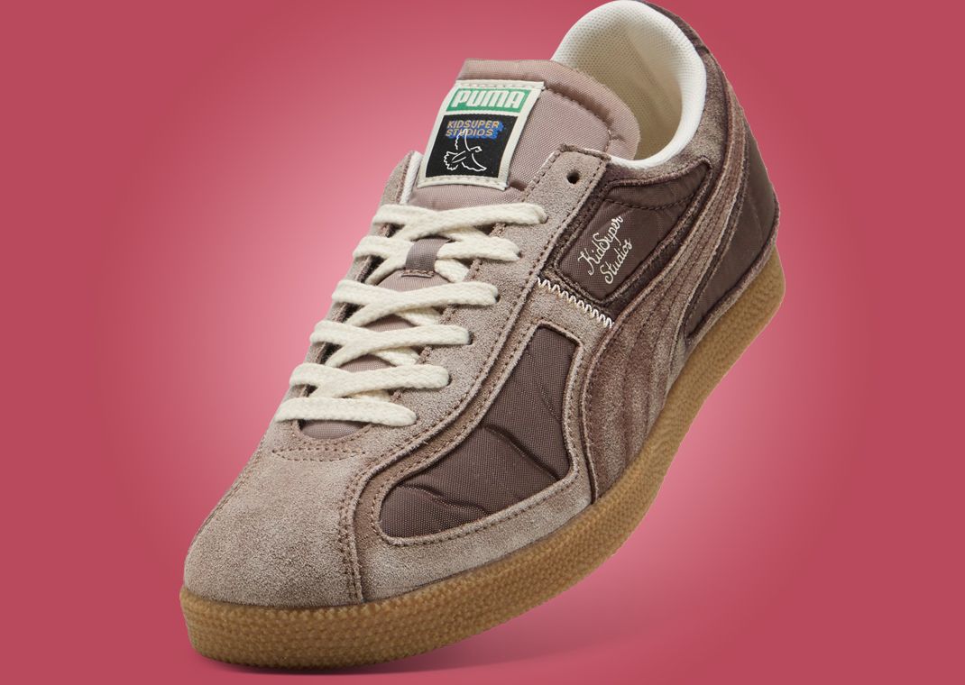 KidSuper x Puma Brasil Panels Espresso Brown - Angle