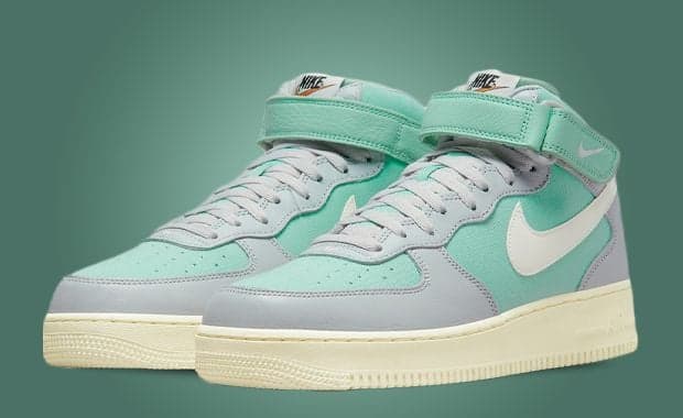 This Nike Air Force 1 Mid Is Certified Fresh In Enamel Green