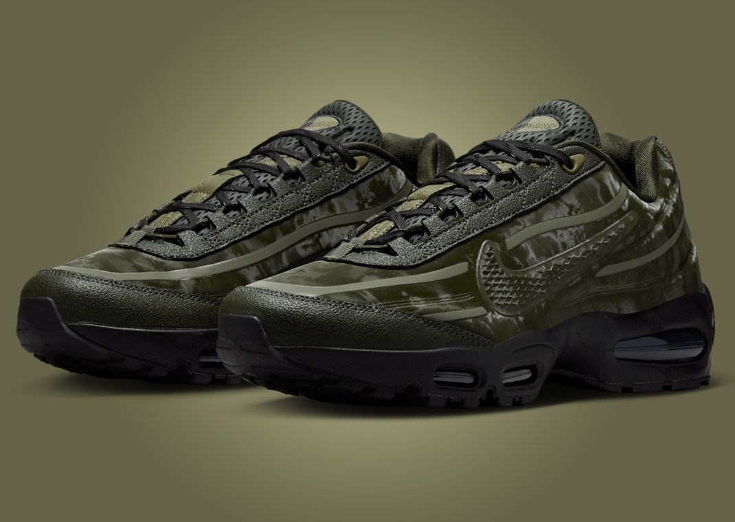 Worksout NIKE Air Max 95 Olive カモフラ グリーン Air Max 95 x WORKSOUT 'Medium Olive and Sequoia' (HQ0263-300