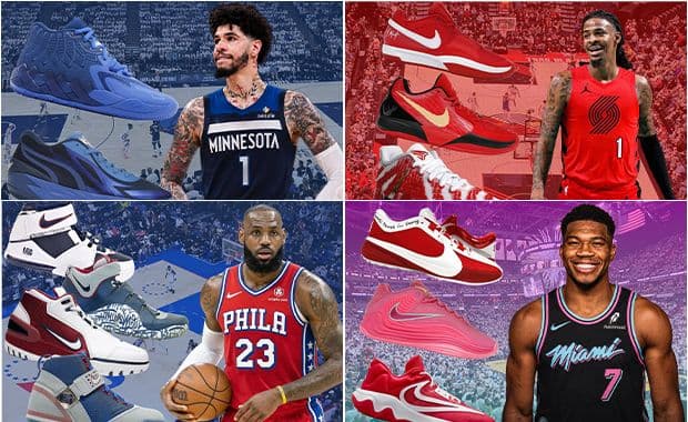 Signature shoes for new team