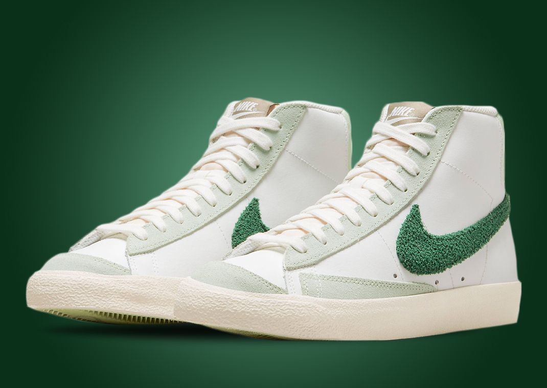 Nike Blazer Mid Shaggy Swoosh Green