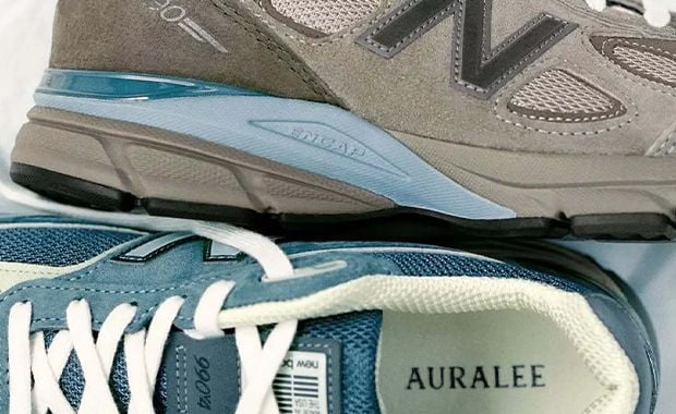 The Auralee x New Balance 990v4 Made in USA Pack Releases December 2024