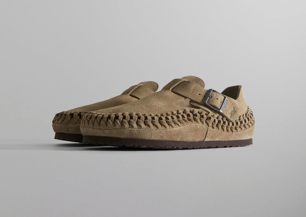 Kith x Birkenstock Braided London Tan Angle