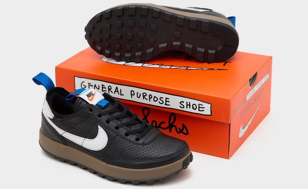 The Latest Tom Sachs x Nike General Purpose Shoe is Black Leather