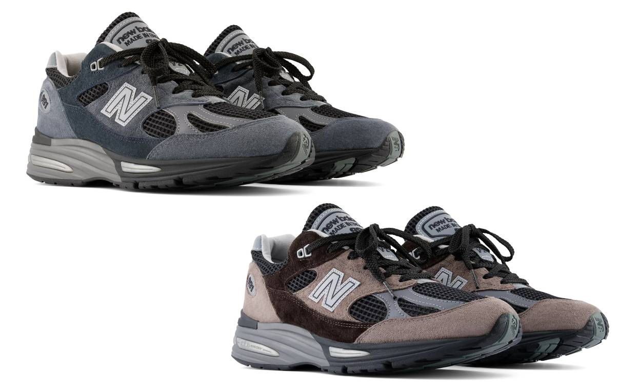 New Balance’s 991v2 Made in UK Elevated Neutrals Pack Adds Dusty Suede On Top of Black Mesh