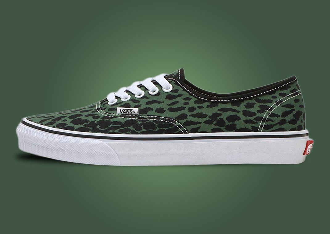 Wacko Maria x Vans V44 Authentic Leopard Green Lateral