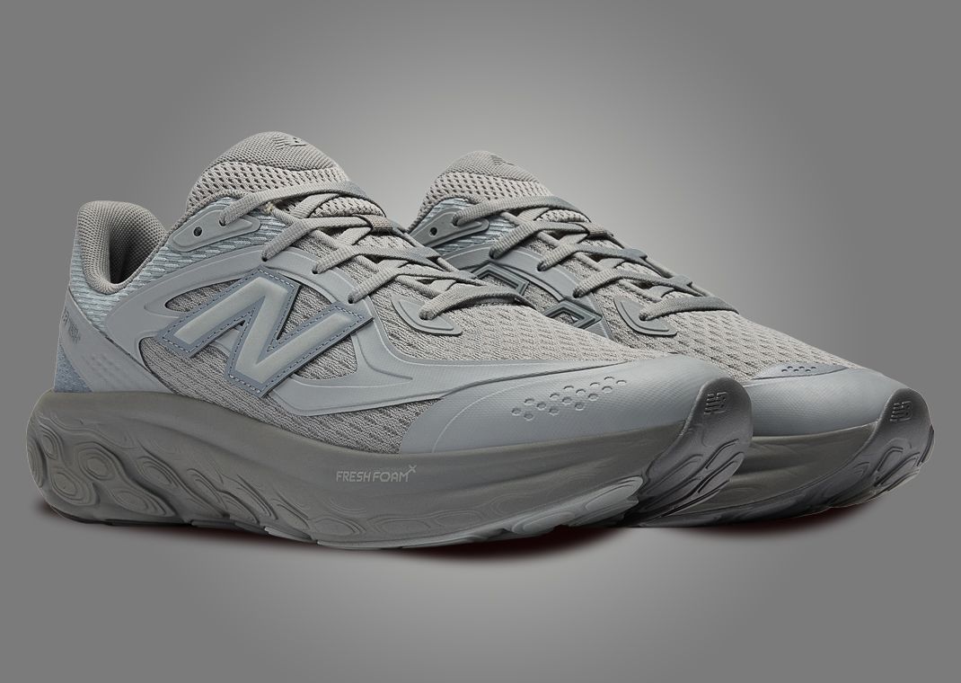 New Balance Fresh Foam Trainer Grey Days Angle