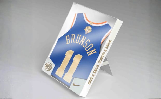 Fanatics Made 36 Special Gold Edition Jalen Brunson Collectible Jerseys