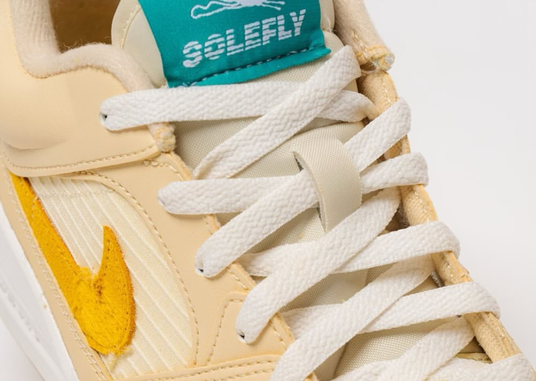 SoleFly x Jordan Stadium 90 Formula 1 Miami Beige Brown Tongue