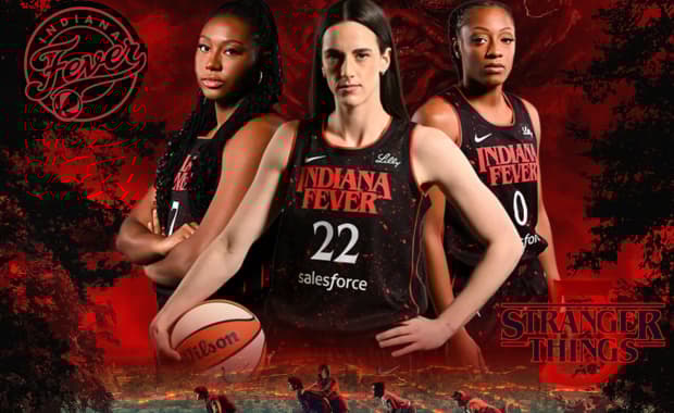 Nike x Stranger Things x Indiana Fever Jerseys