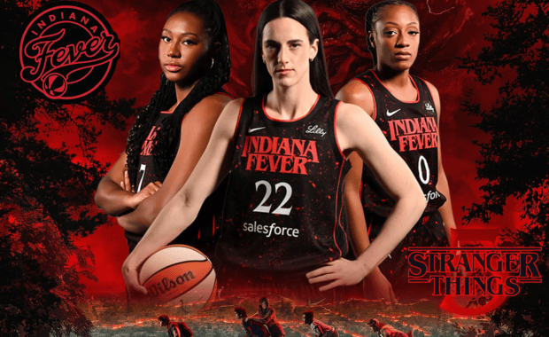 Nike’s Stranger Things Collaboration Includes Caitlin Clark Indiana Fever WNBA Jerseys