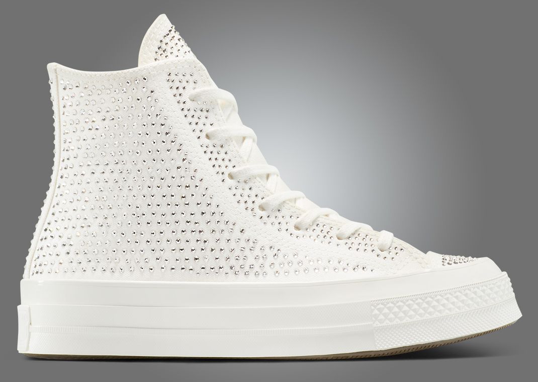 Swarovski x Converse Chuck Taylor White Lateral