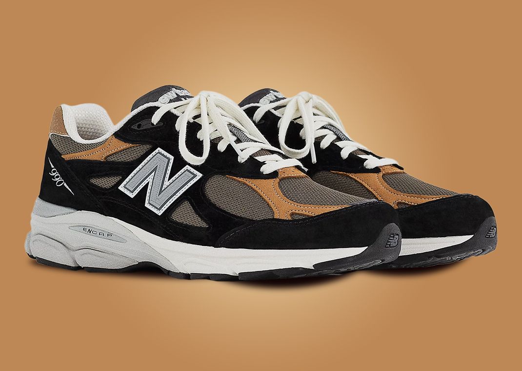 New Balance 990v3 Made In USA By Teddy Santis Black Brown