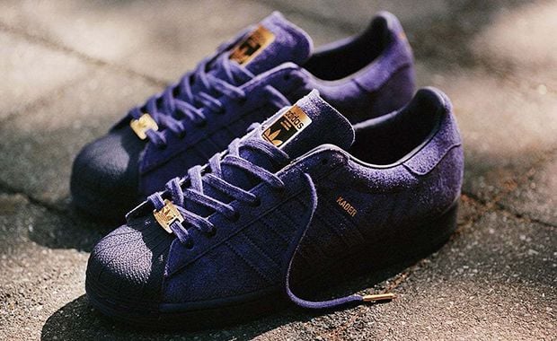 Kader Sylla Dresses His Second adidas Superstar ADV In Purple