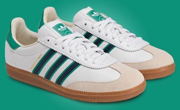 The Sporty & Rich x adidas Samba White Green Gum Releases in 2025