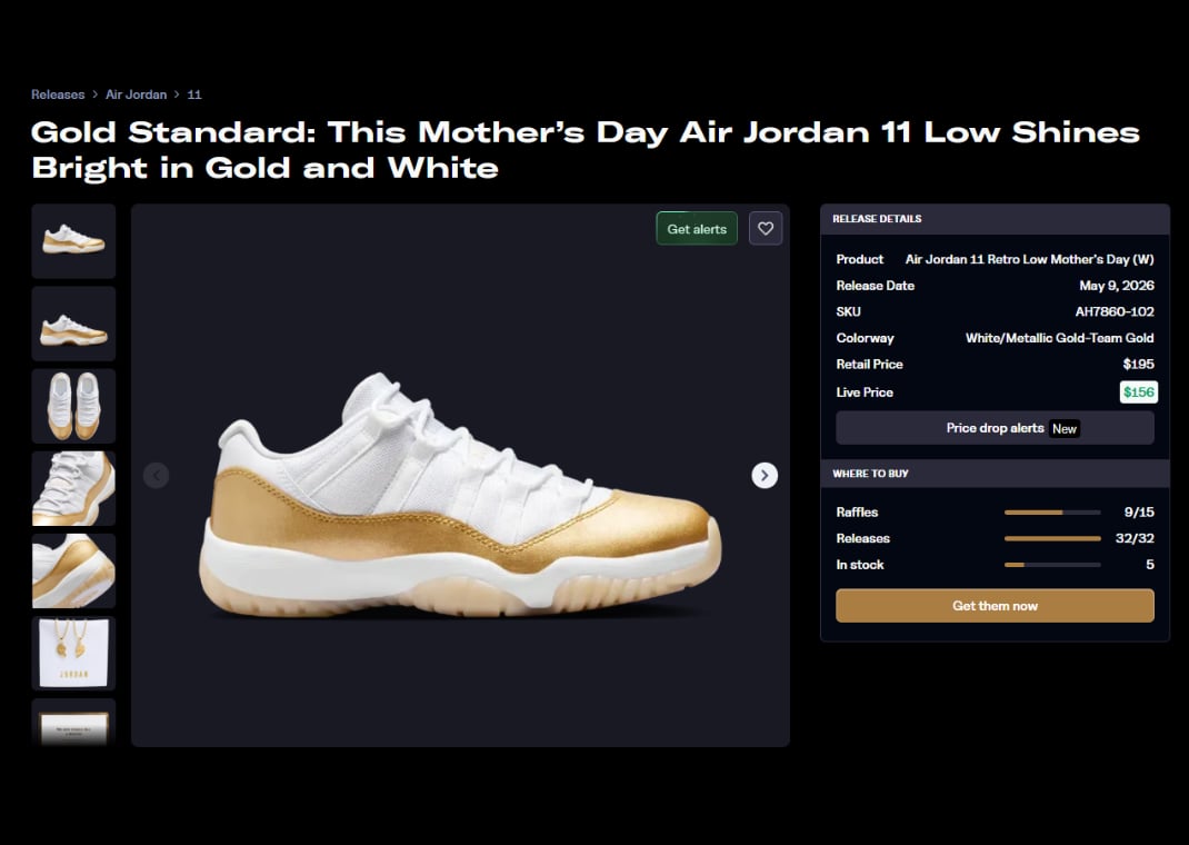 Air Jordan 11 Retro Low Mother's Day