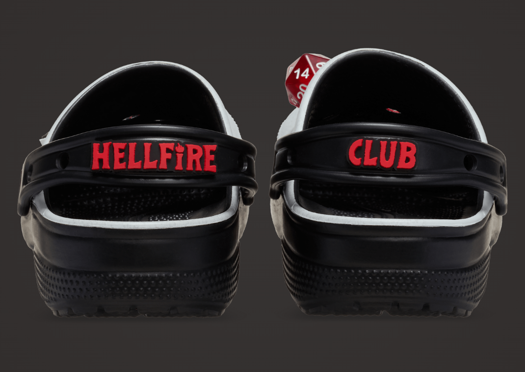 Stranger Things x Crocs Classic Clog Hellfire Club - Back