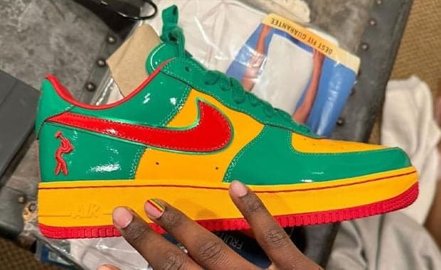 Lil Yachty x Nike Air Force 1 Low Lucky Green University Gold