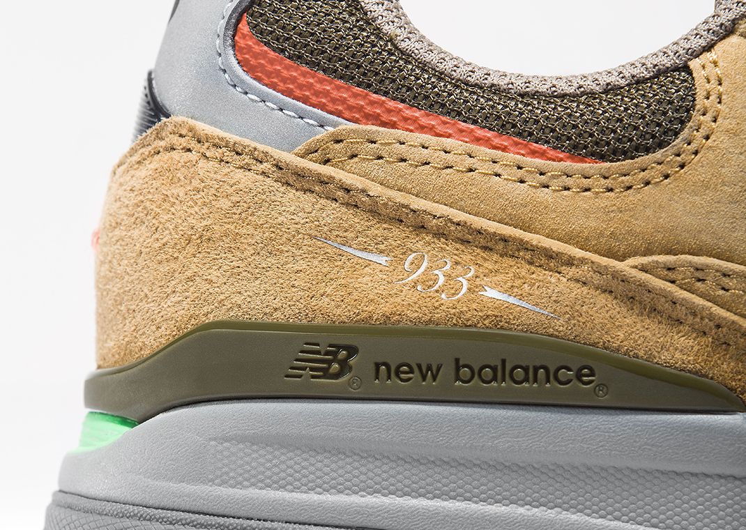 New Balance Numeric Andrew Reynolds 933 Wheat Heel