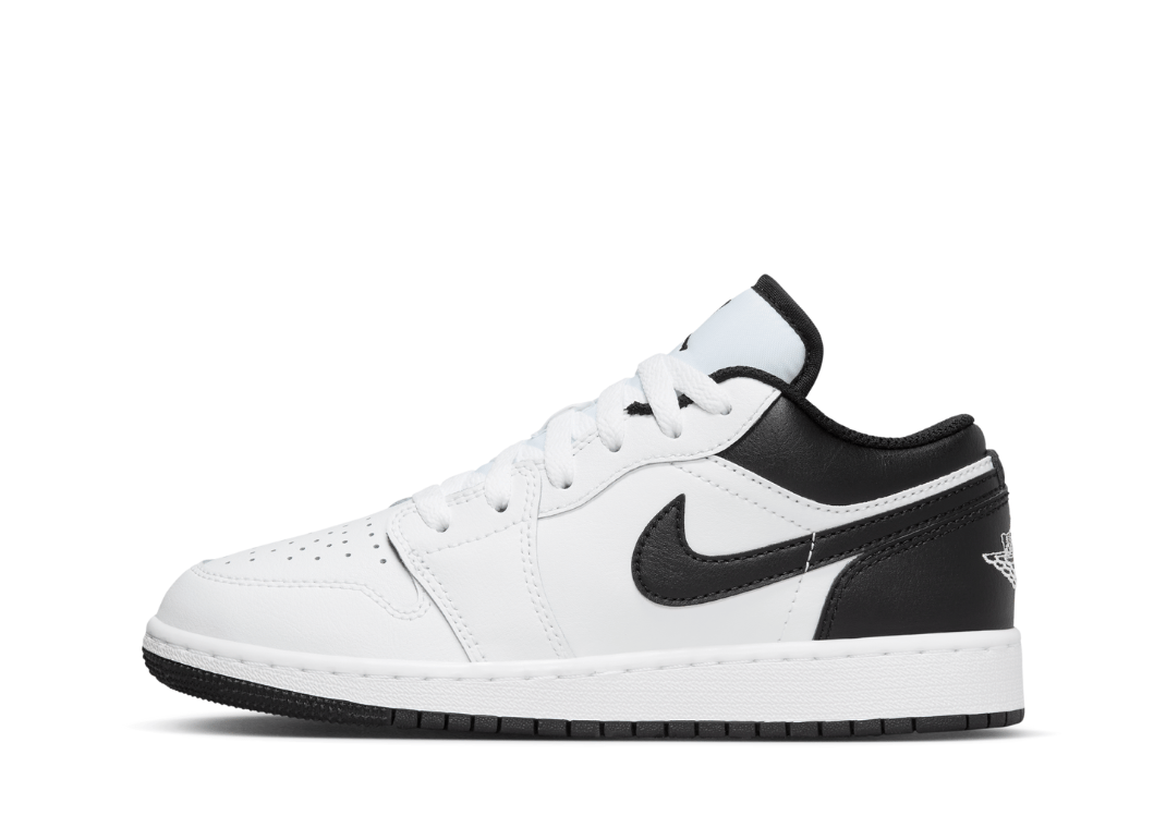 Air Jordan 1 Low White Black (GS)