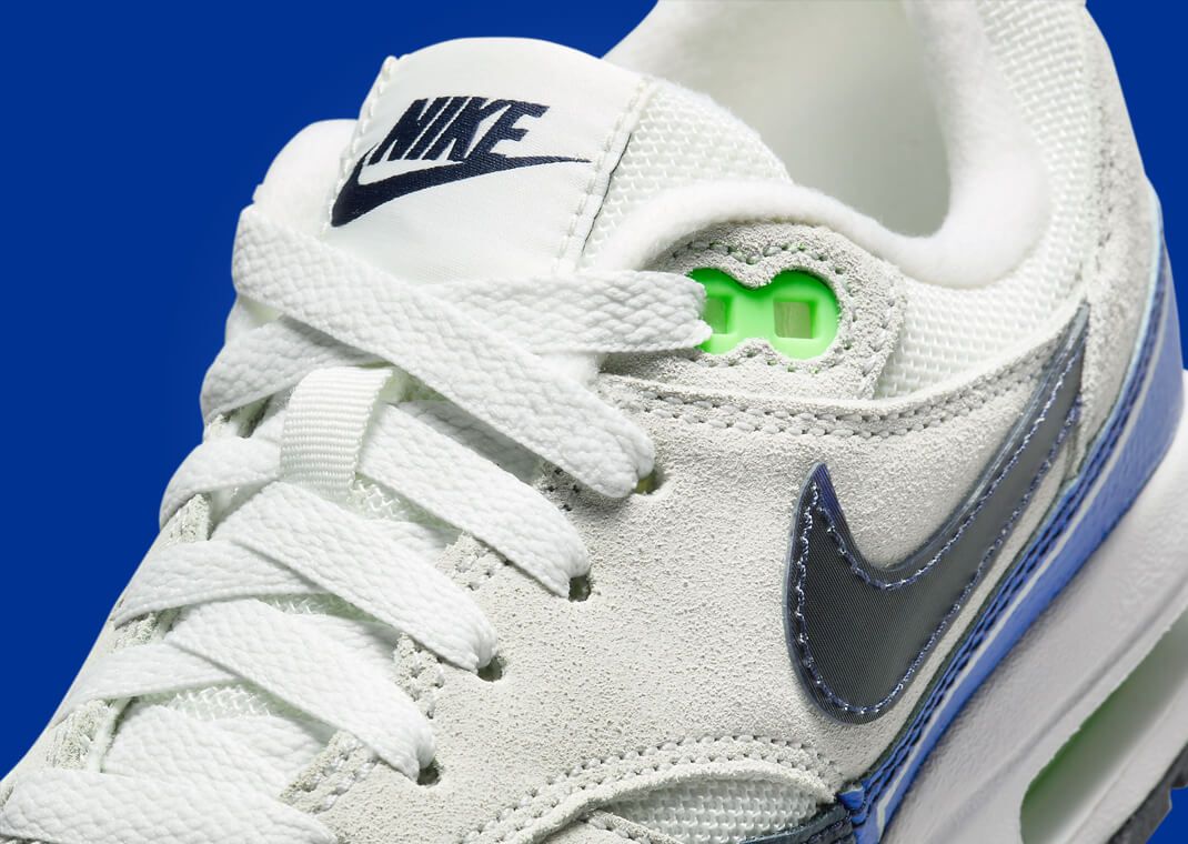 Nike Air Max 1 Obsidian Royal Green Strike (GS) Tongue