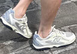 AURALEE x New Balance 204L Grey Angle