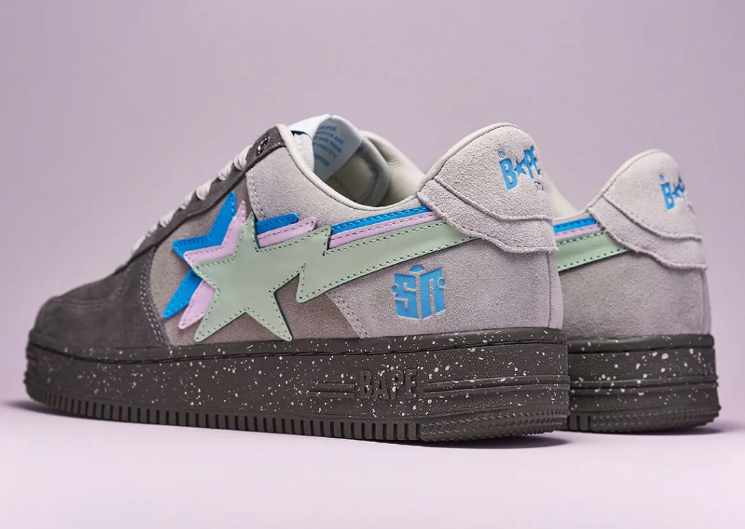 Sneaker News x A BATHING APE BAPE STA Night - Heel Angle