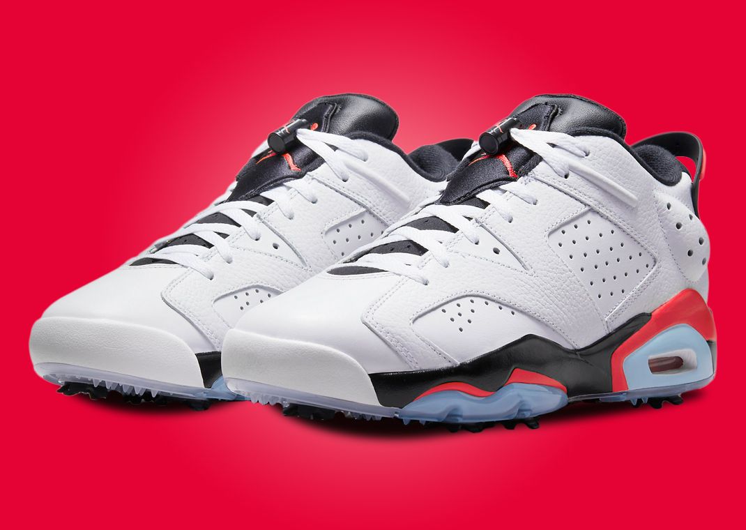 Air Jordan 6 Low Golf White Black Infrared 23