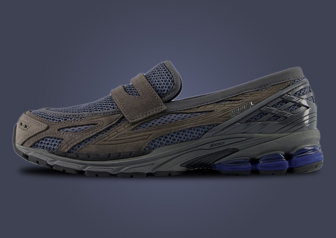 New Balance 1906L Loafer Brown Navy Lateral