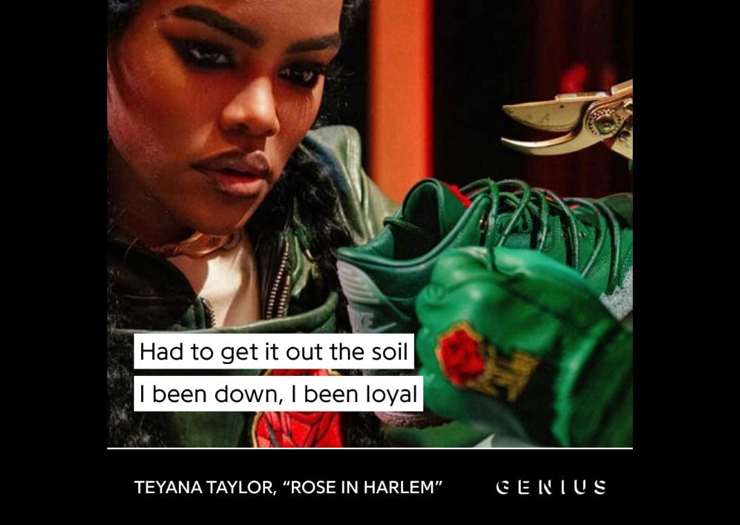 Teyana Taylor "Rose in Harlem" Lyrics