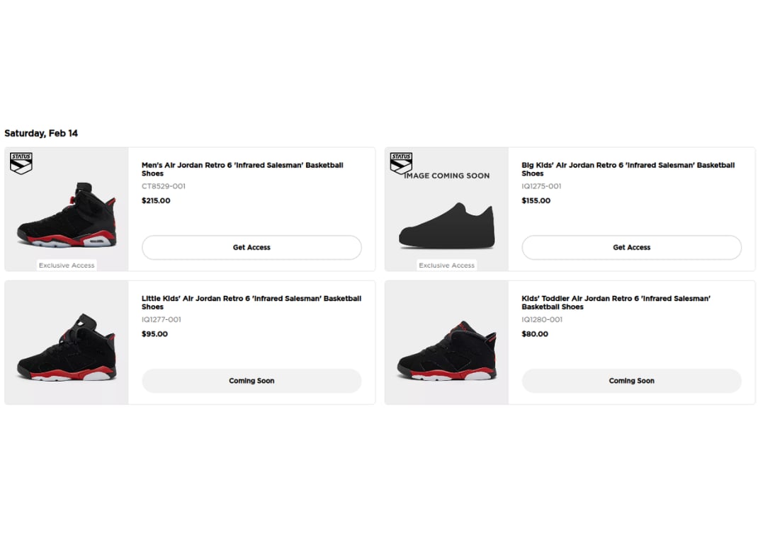 Air Jordan 6 Infrared Salesman