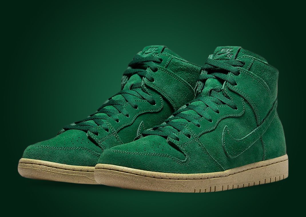 Nike SB Dunk High Decon Green Suede