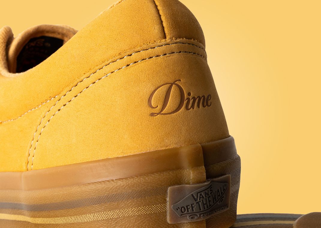 Dime x Vans Era Stub Yellow - Heel Detail