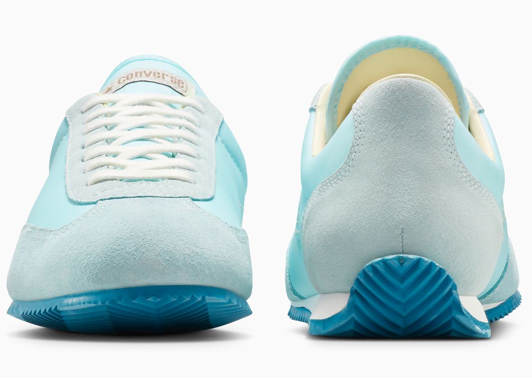 Tyler, The Creator x Converse Coach Jogger Quiet Tide Starlight Blue Toe and Heel