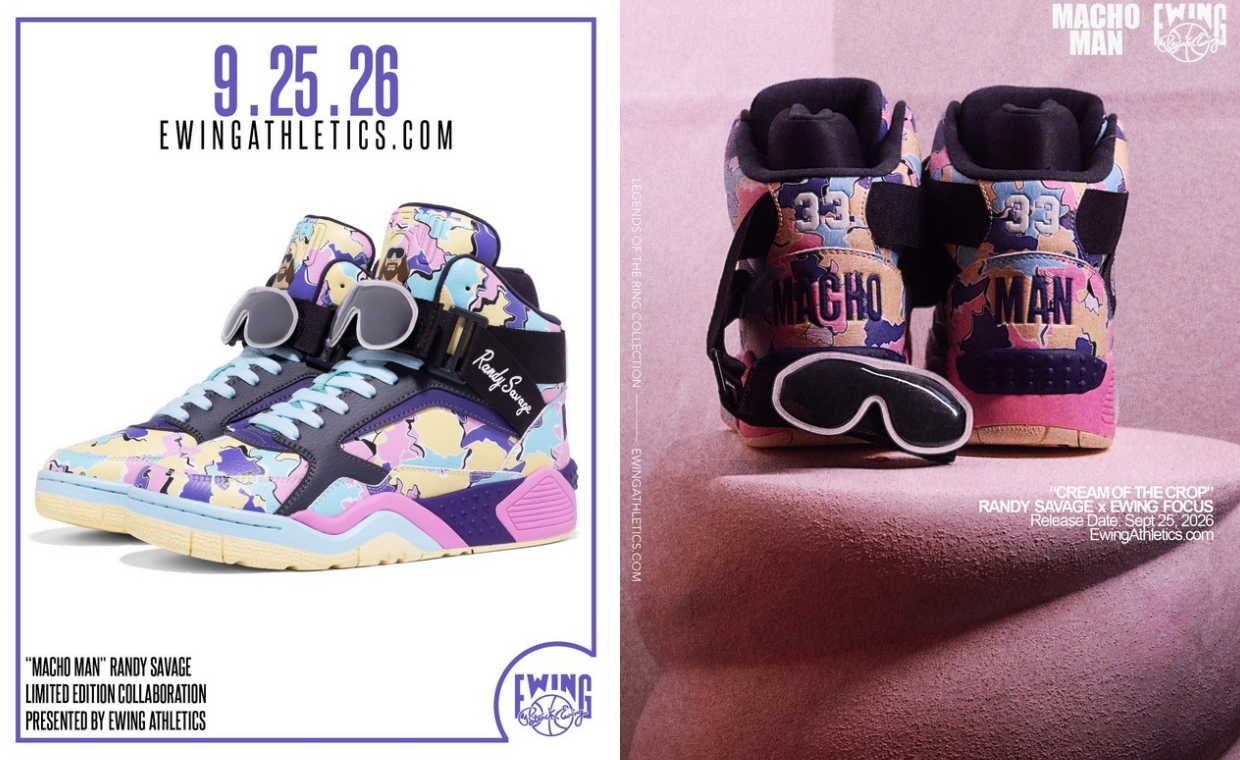 Ewing Athletics Expands its Pro Wrestling Collab with a Macho Man Randy Savage Colorway