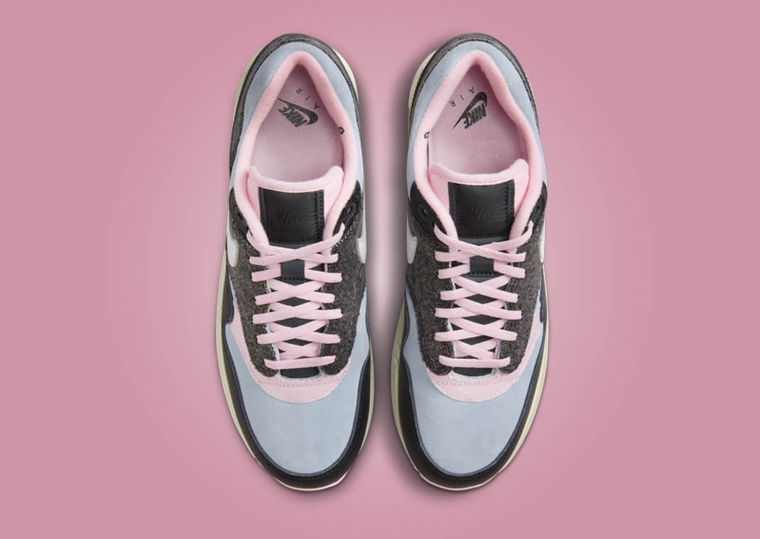 関税送料込♪NIKE/AIR MAX 1 86 PRM Black, White & Pink Nike Air Max 1 86 PRM Big Bubble Black Denim Men Unisex