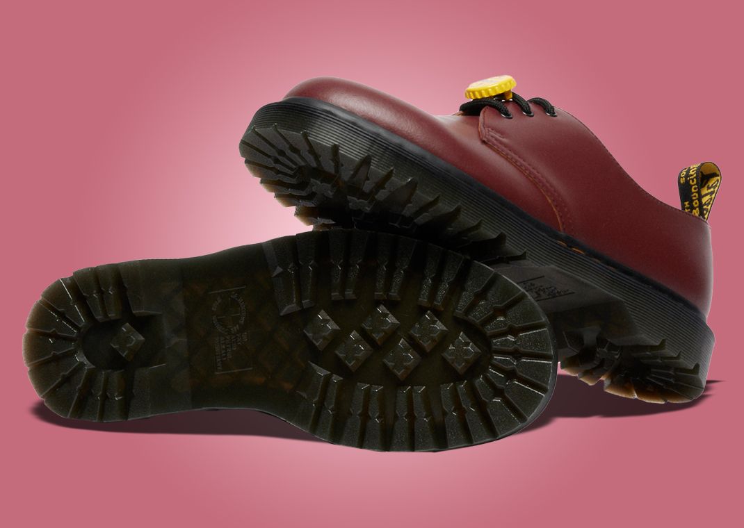 Palace x Dr. Martens 1461 Cherry Red Angle