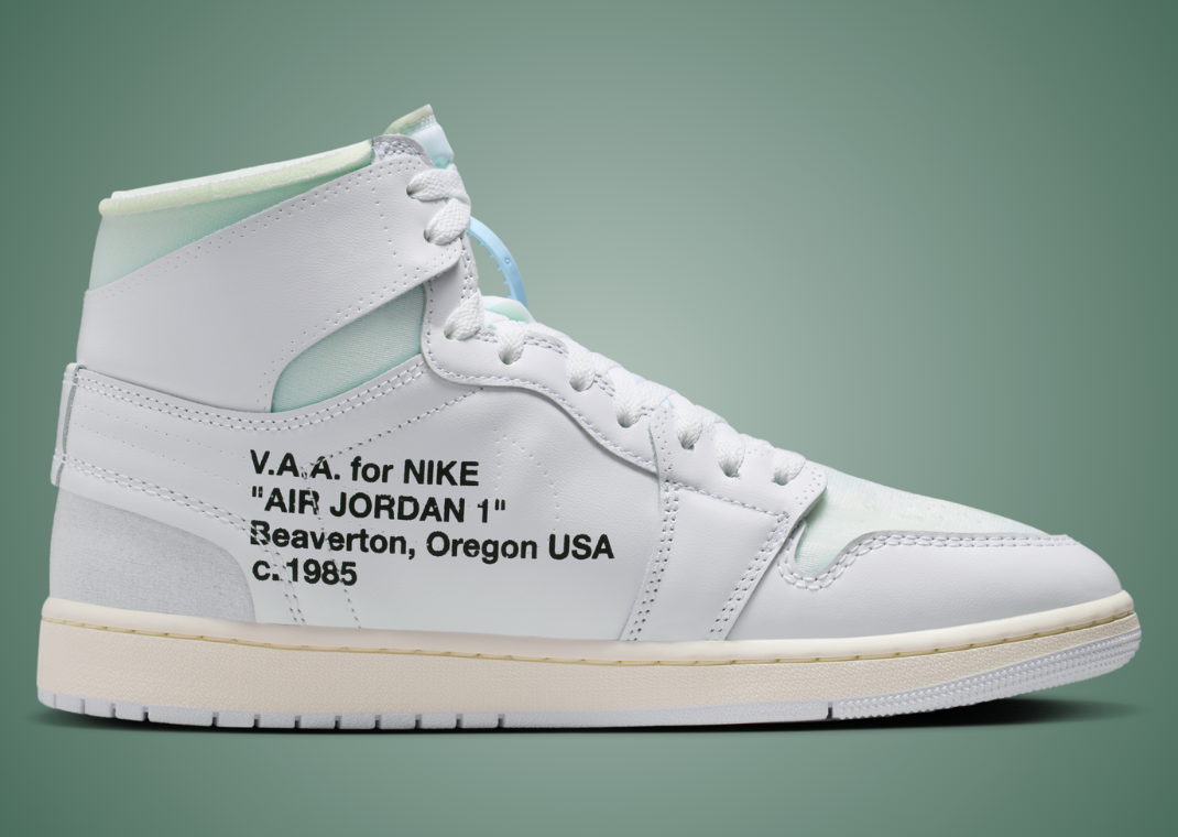 Virgil Abloh Archives x Air Jordan 1 Retro High OG Alaska Medial