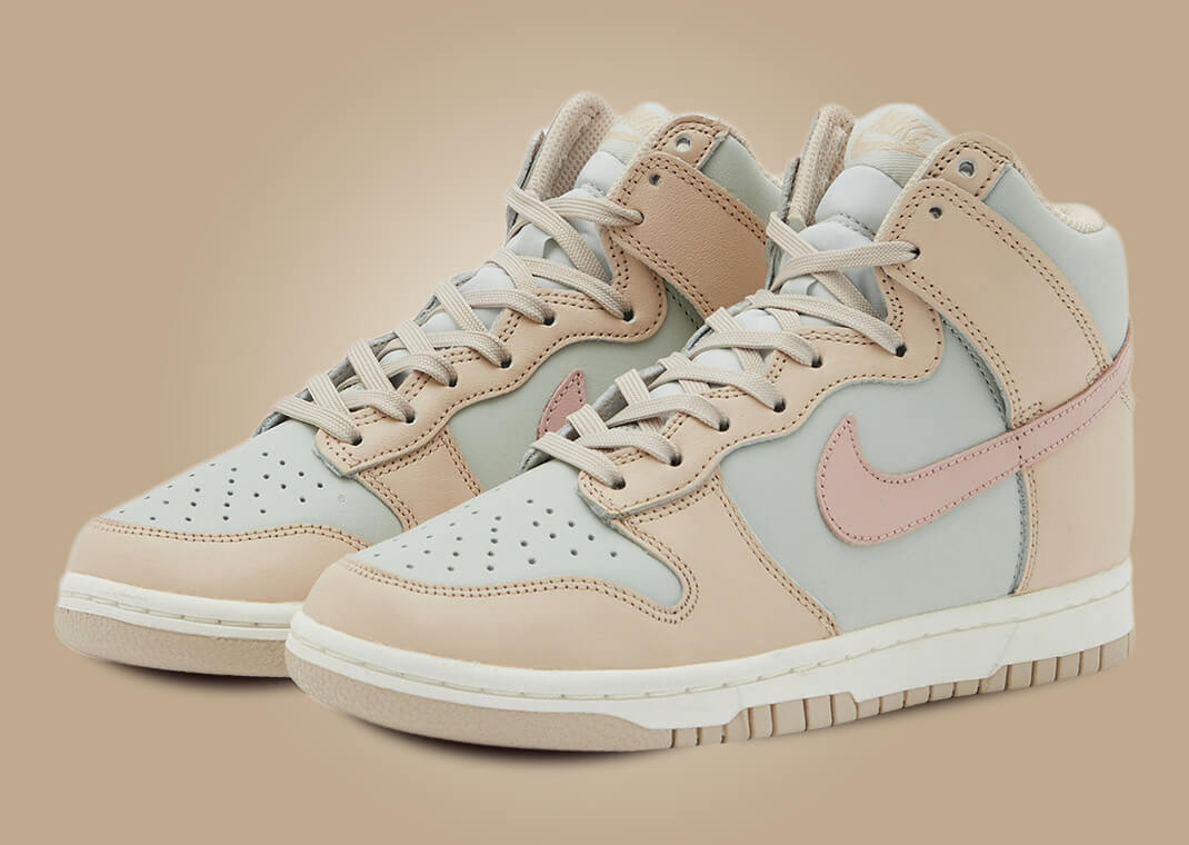 Nike Dunk High Tan Pink (W)