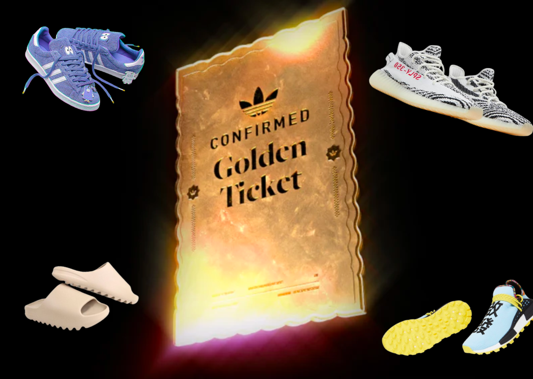 adidas CONFIRMED Golden Ticket scavenger hunt on StockX