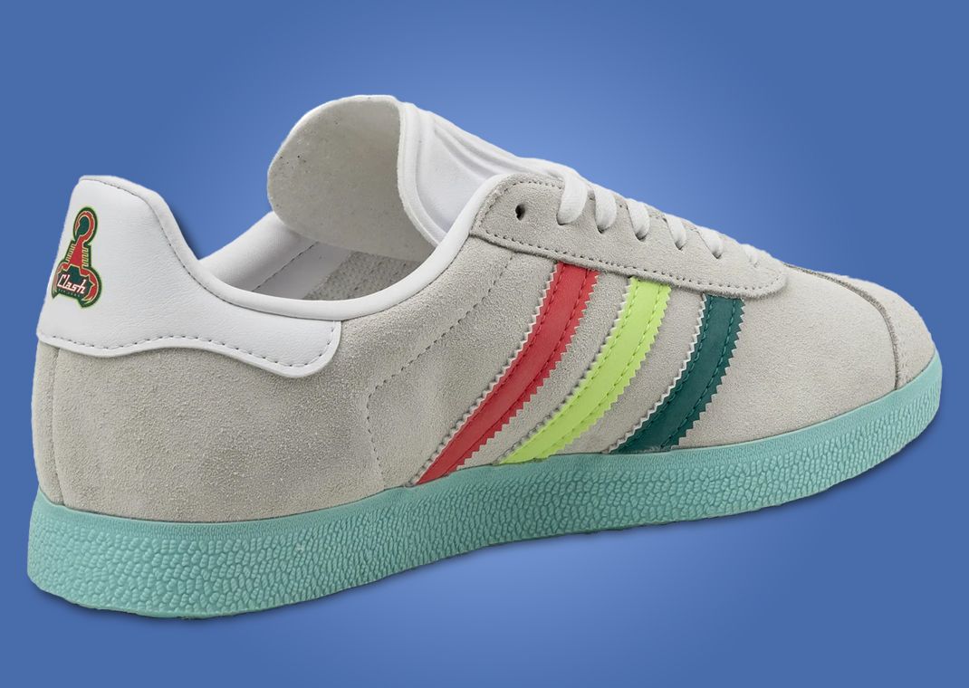 San Jose Earthquakes x adidas Gazelle Heel Angle