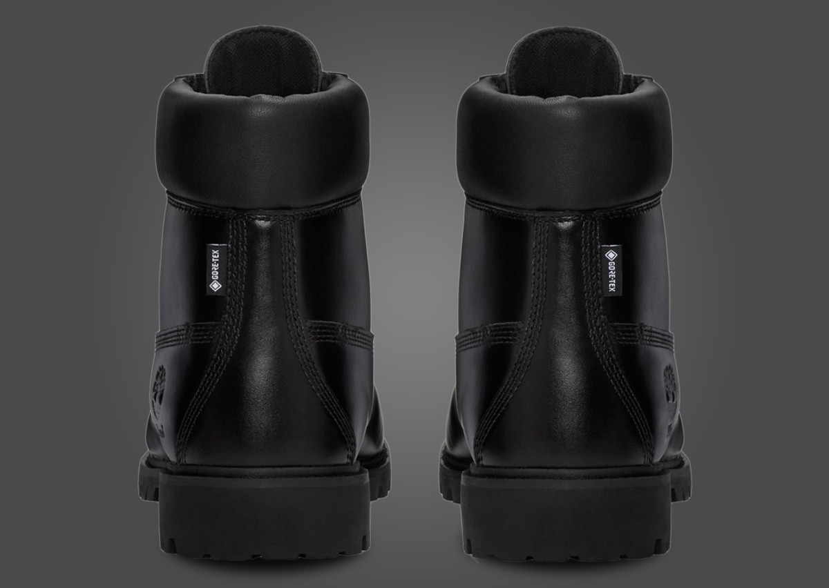 JJJJound x Timberland 6-Inch Boot GTX Triple Black Heel